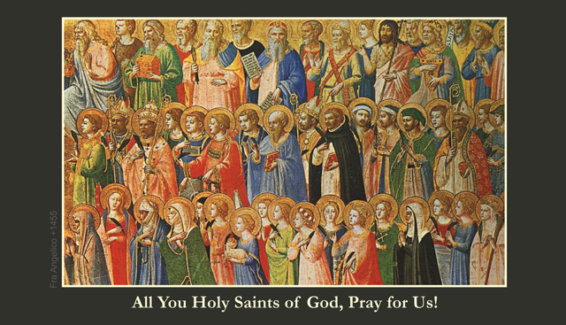 All Saints Prayer Card 